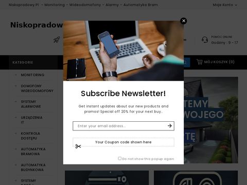 Niskopradowy.pl - systemy zabezpieczeń