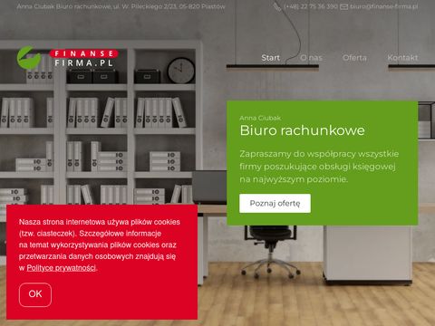 Fnanse-firma.pl - biuro rachunkowe Anna Ciubak